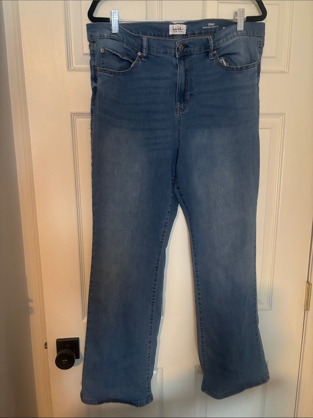 Nicole Miller Light Blue Flare Jeans